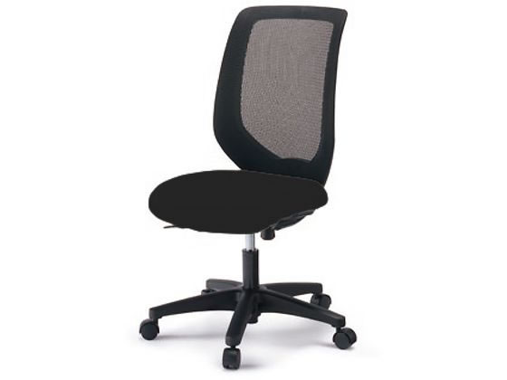 プラス 事務イス KC-CL66SL 肘無 ブラック プラス 829522)事務イス KC-CL66SL 肘無 ブラック KC-CL66SL BK 1点