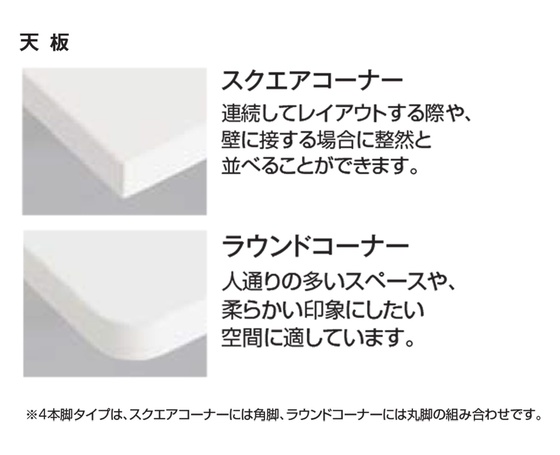 コクヨ ミーティングJUTO 角脚キャスター ブラウン W1500×D750 テーブル（応接・会議・ロビー）