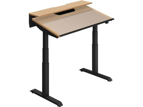 コクヨ デスク シークエンス チルト レバー W1150 ナチュラルオークの通販は