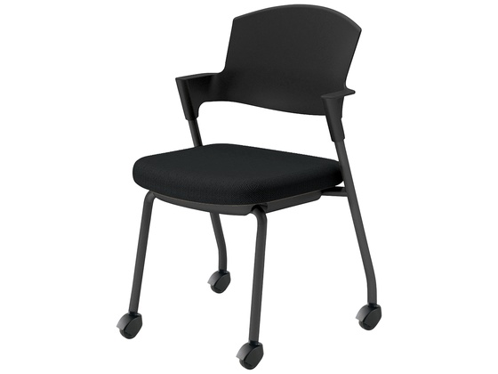 会議イス　スプライン　キャスター脚黒塗装 コクヨ 品番 K11-B200U-BK1　全国配送可 会議イス スプライン キャスター脚黒塗装 コクヨ 品番 K11-B210U-BKB61