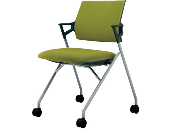 コクヨ ピエガ 背クッション ブラックシェル 塗装脚 ライトオリーブ(W)の通販は