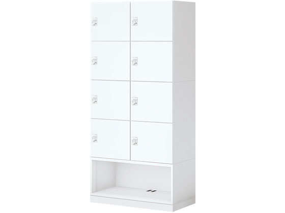 コクヨ イノン パーソナルロッカー 8人下OP ダイヤル錠 穴無 B電源無 白の通販は 283,798円