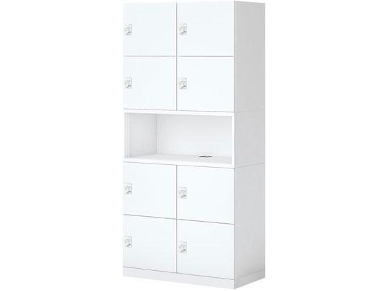 コクヨ イノン パーソナルロッカー 8人中OP ダイヤル錠 穴無 S電源無 白の通販は 279,288円