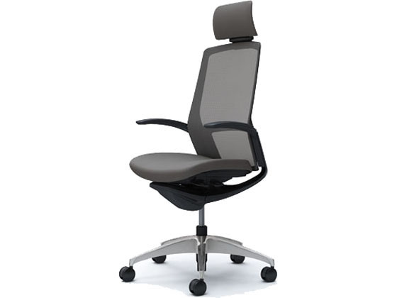 オカムラ フィノラ エクストラハイバック 座クッション デザイン肘 MグレーC74CBRの通販は