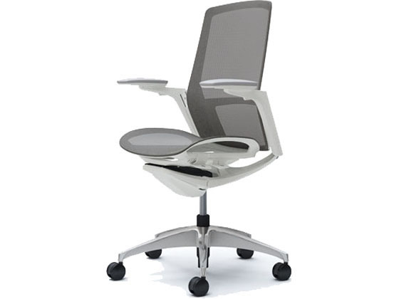 オカムラ フィノラ ハイバック 座メッシュ アジャスト肘 Mグレー C785BWの通販は