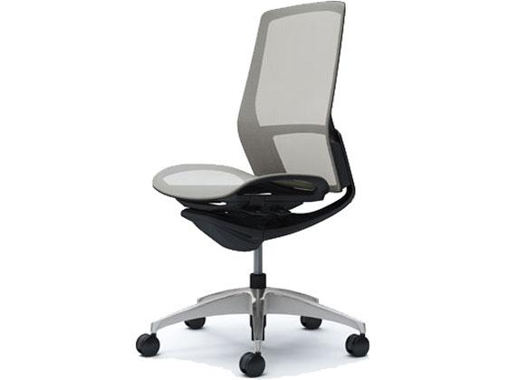 オカムラ フィノラ ハイバック 座メッシュ 肘無し Lグレー C735ARの通販は