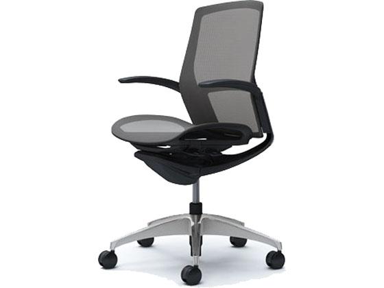 オカムラ フィノラ ミドルバック 座メッシュ デザイン肘 Mグレー C741BRの通販は 87,389円