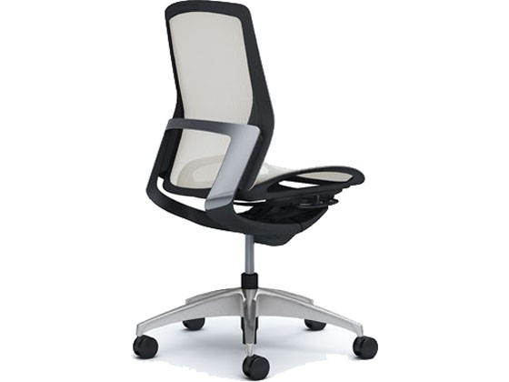 オカムラ フィノラ ミドルバック 座メッシュ 肘無し ホワイト C731BR オカムラ フィノラ ミドルバック 座メッシュ 肘無し ホワイト C731BR