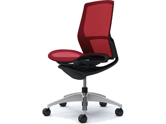 フィノラ C731AR 肘なし ミドルバック 座メッシュ ブラックパネル ポリッシュ脚 ブラックボディ ハンガー無 ランバーサポート無 オカムラ フィノラ Finora オフィスチェア 日本製 ミドルバック 座