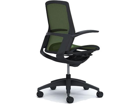 オカムラ フィノラ ミドルバック 座メッシュ デザイン肘 ORレッドC741CW 肘付き 固定肘タイプ メッシュチ オカムラ フィノラ ミドルバック 座メッシュ デザイン肘 Dグリーン C741MR