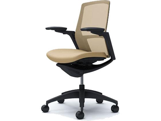 オカムラ フィノラ ミドルバック 座クッション アジャスト肘 ベージュ C783MRの通販は 84,774円