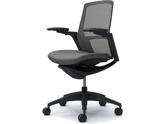 オカムラ フィノラ ミドルバック 座クッション アジャスト肘 Mグレー C783MRの通販は