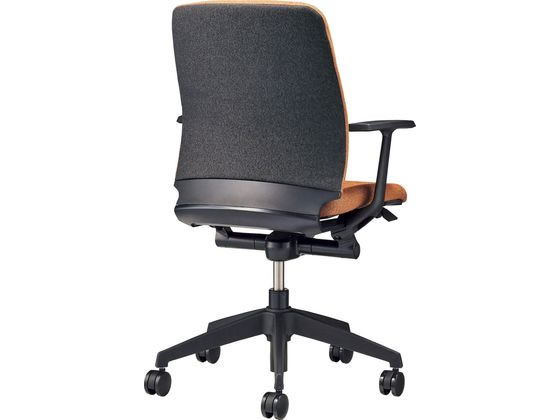 ライオン事務器 オフィスチェアー コストラ T型アーム オレンジ No.3701Fの通販は