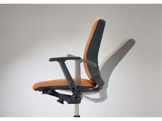 ライオン事務器 オフィスチェアー コストラ T型アーム オレンジ No.3701Fの通販は