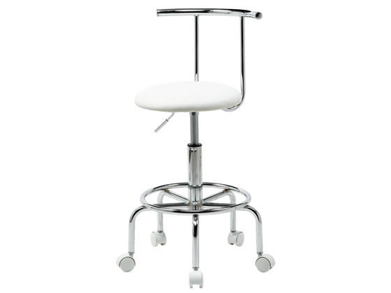 サンワサプライ カウンターチェア ホワイト SNC-RD8Wの通販は 6,943円