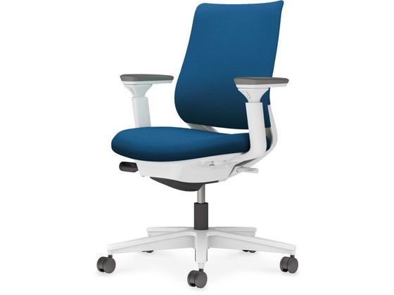 コクヨ/ミトラ2 布 スタンダード可動肘 白脚本体白ブラック 肘なし 布張りチェア オフィスチェア | メーカー配送・設置・組立コクヨ ミトラ2 Mitra2 チェア