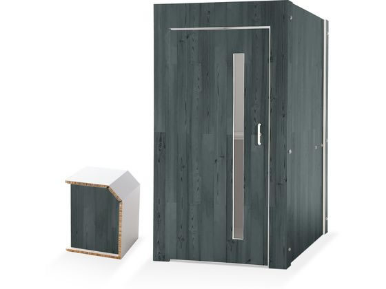 PAPER NEW STANDARD/ワークブースボックス&チェア ブラックウッドの通販は