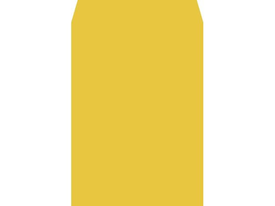 キングコーポレーション/角2 85g スミ貼 イエロー 500枚/080405の通販は