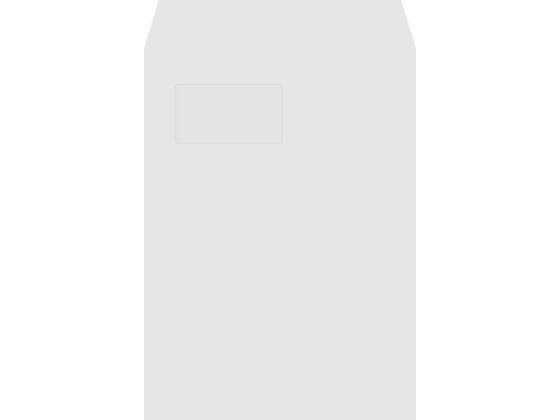 キングコーポレーション 角A4 グラシン窓明 100g スミ貼 Wホワイト 500枚の通販は