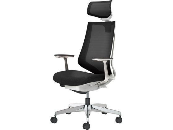 コクヨ チェア デュオラ2 アルミ脚 メッシュ ブラックの通販は