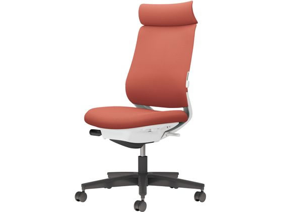 コクヨ チェア ミトラ2 肘無 ランバー付 ソフトテラコッタ ナイロンキャスターの通販は
