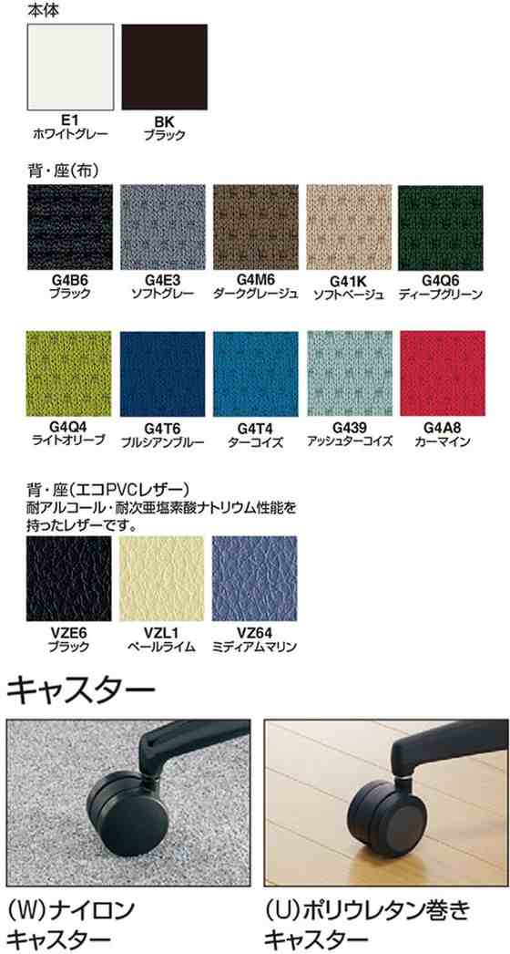 コクヨ ウィザード4 ハイバック ホワイトシェル 黒脚可動肘 レザー BK(W)の通販は