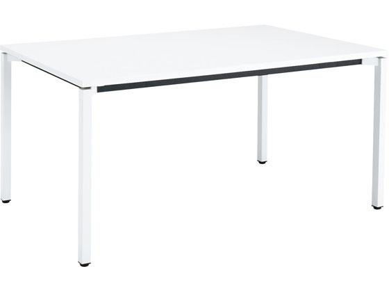 コクヨ ジュート 4本角白脚 W1500×D900 角形スクエア白 アジャスターの通販は