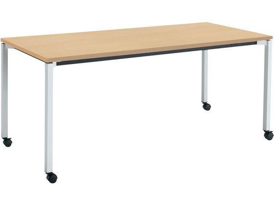 コクヨ JUTO W1800×D750 スクエア角 オーク 角シルバー キャスターの通販は 41,776円