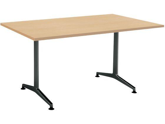 コクヨ JUTO W1500×D900 スクエア角 オーク T字黒脚 アジャスターの通販は 40,715円