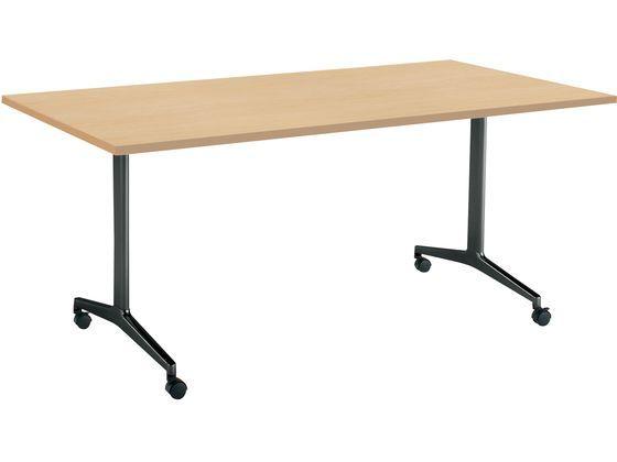 コクヨ/JUTO W1800×D900 スクエア角 オーク 角シルバー アジャスター ミーティング用テーブル ミーティ コクヨ JUTO W1800×D900 スクエア角 オーク 角シルバー アジャスター