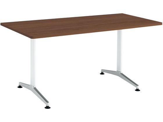 コクヨ JUTO W1500×D750 丸角 BR T字ポリッシュ アジャスターの通販は 44,874円