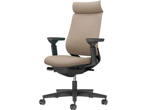 コクヨ チェア ミトラ2 可動肘 ソフトベージュ ポリウレタン巻きの通販は