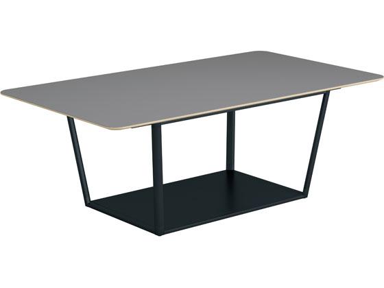 コクヨ リージョン 角形 ミドルテーブル黒脚 W2100 アッシュの通販は