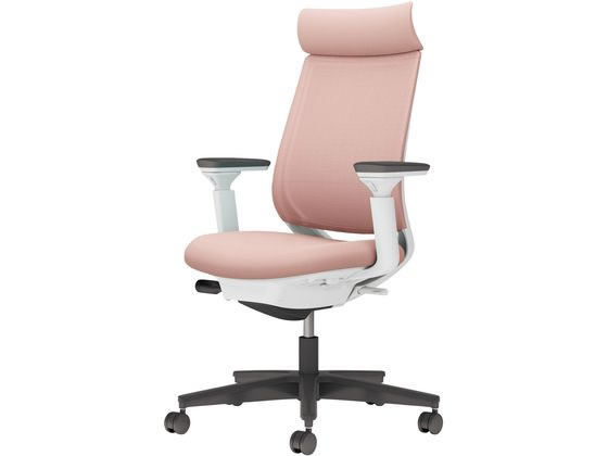 コクヨ チェア ミトラ2 可動肘 アッシュピンク ポリウレタン巻きの通販は