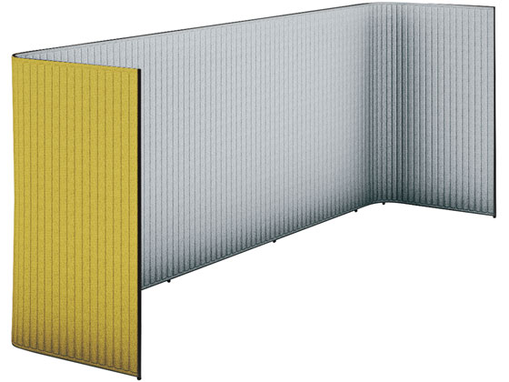 コクヨ インフレーム ユーティリティブースLL W3900 フレーム黒 オリーブイエローの通販は 249,852円