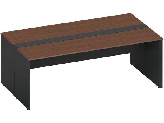 コクヨ WV+基本 開閉式配線両面2000×1200 ウォールナット ブラックの通販は