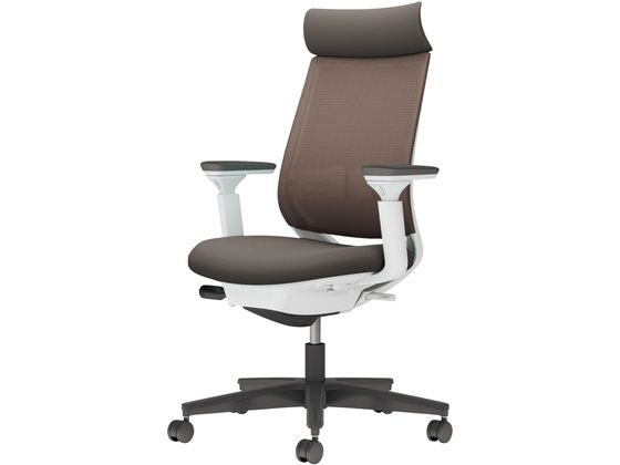 コクヨ チェア ミトラ2 可動肘 ランバー付 ダークグレージュ ナイロンの通販は