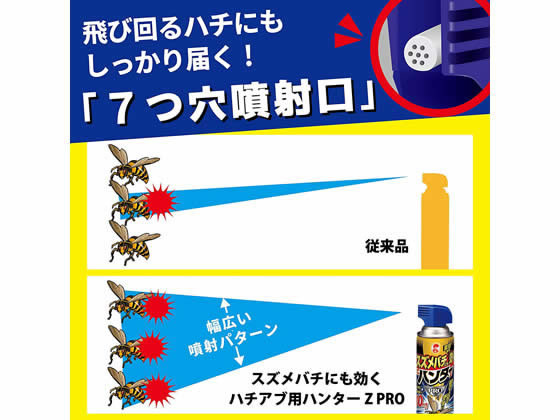 金鳥 スズメバチにも効く ハチ・アブ用ハンターZ PRO 510mL×20本の通販は