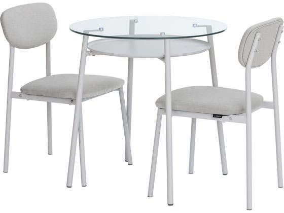 アイリスオーヤマ ガラスダイニングセット LGT-DTCの通販は