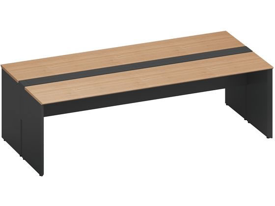 コクヨ WV+基本 開閉式配線両面2400×1200 ミディアム ブラックの通販は