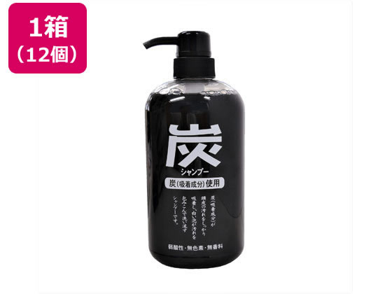 ジュンコスメティック 炭シャンプー 600mL×12個の通販は