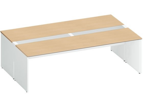 コクヨ WV+基本 開閉式配線両面2400×1600 ナチュラル ホワイトの通販はテーブル（応接・会議・ロビー）