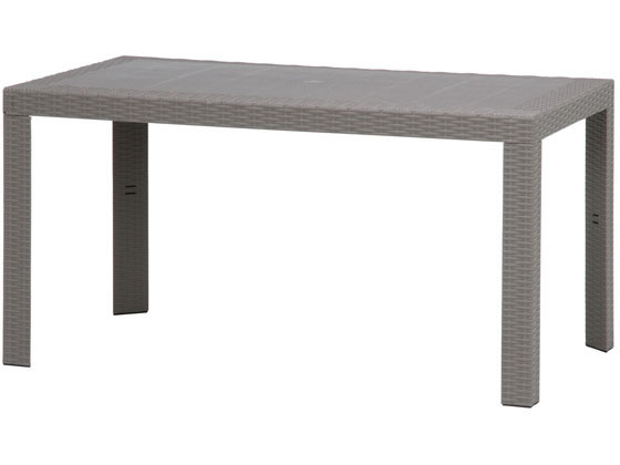 不二貿易 ステラ テーブル W1400×D800 グレー 49925の通販は