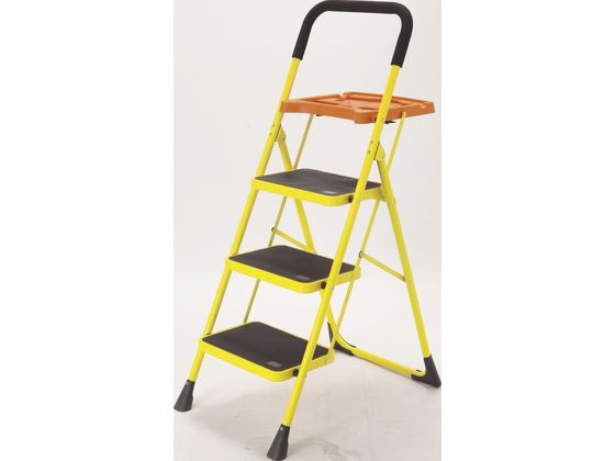 ファミリー・ライフ 便利なトレー付き脚立 3段 2890の通販は脚立・はしご・作業台