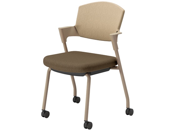 アームチェア ラタン ダイニングチェア 肘付 座面高47cm （ 椅子 イス