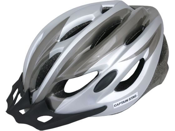 キャプテンスタッグ 自転車用ヘルメット ヴェント児童以上ソフトチタンシルバーの通販は 5,435円