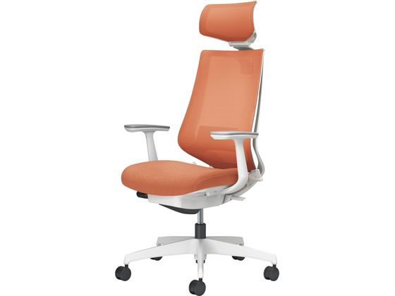 コクヨ チェア デュオラ2 ホワイト脚 メッシュ ソフトテラコッタの通販は