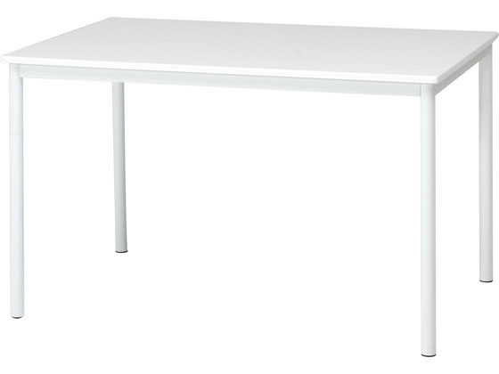 不二貿易 シュクル テーブル W1200 ホワイト 84133の通販は