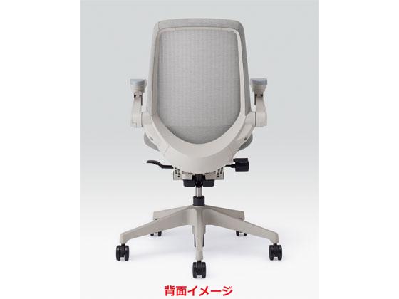 イトーキ ノートチェア ローバック 可動肘 本体ホワイト パーシモンオレンジの通販は