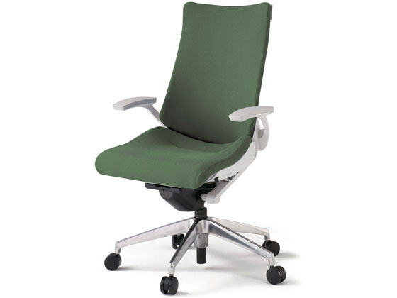 イトーキ アクトチェア ハイバック メッシュ ランバー無 可動肘 アルミ脚 ナイロンキャスター ハンガー無 黒×チョコレートブラウン 1脚（メーカー直 イトーキ アクトチェア ハイバック メッシュ ランバー無 可動肘 樹脂脚